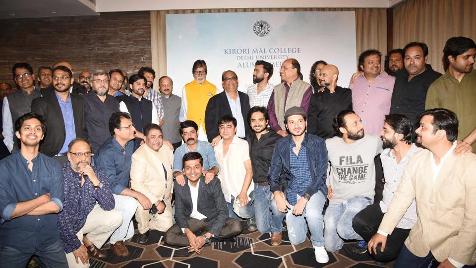 DU Alumni Mr. Amitabh Bachchan with other notable alumni of the University